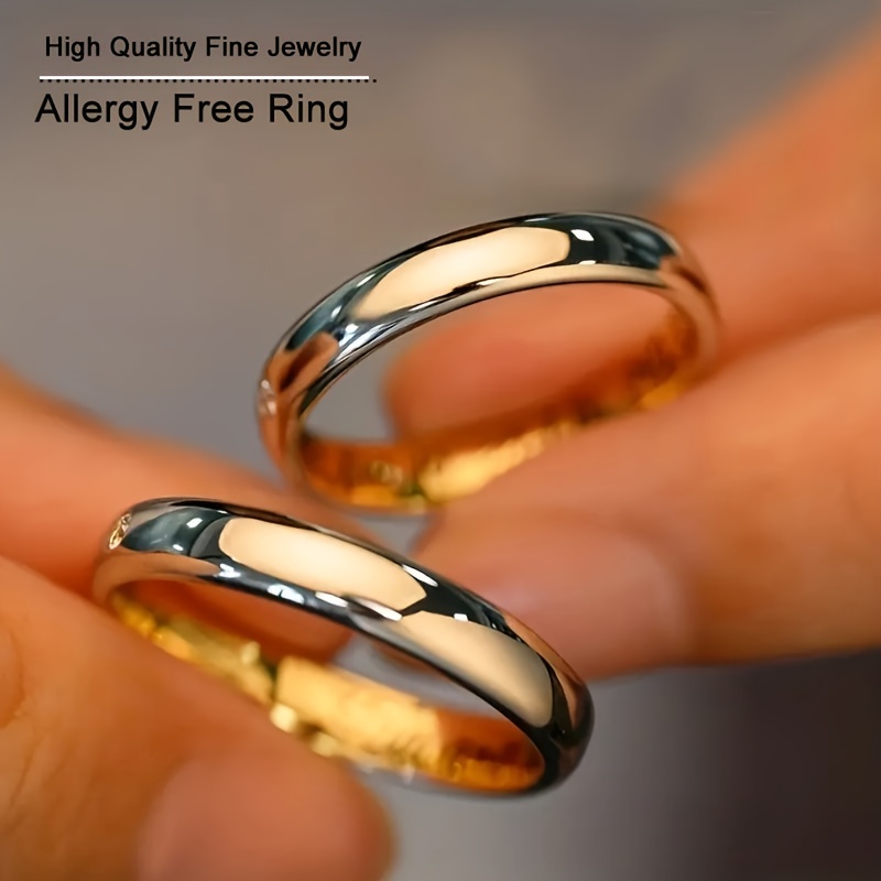 Stainless Steel Water Resistant Ring for Women